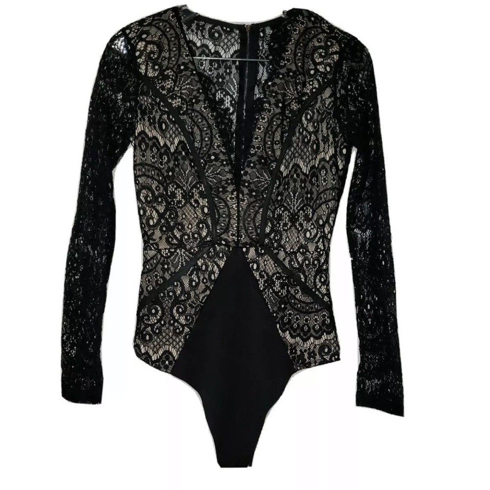 Windsor long sleeve lace bodysuit